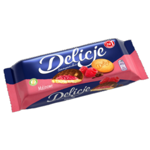 Delicje Szampańskie Malinowe 147g X24