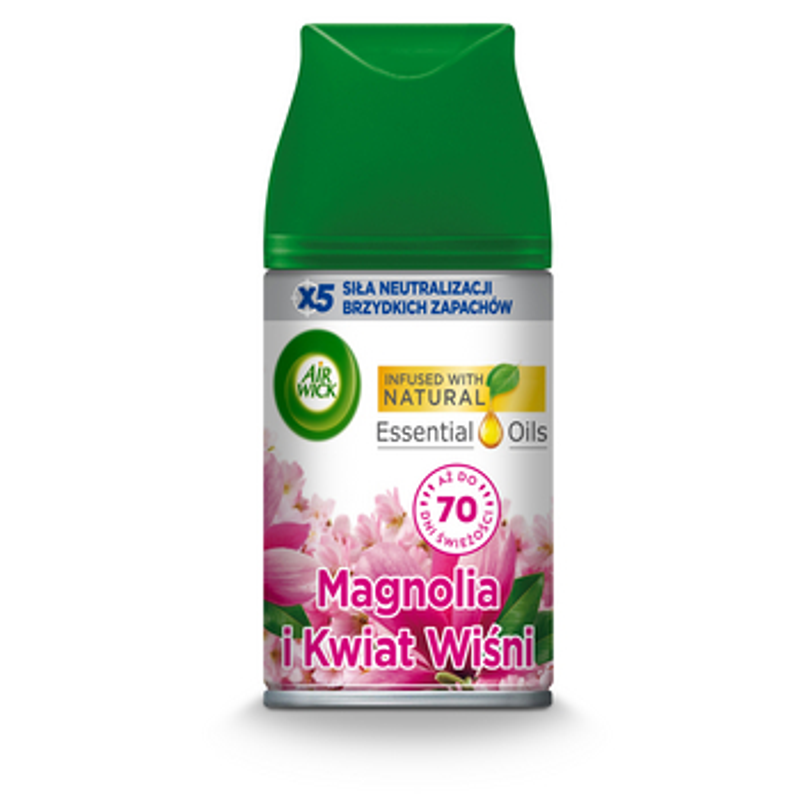 Air Wick freshmatic magnolia i kwiat wiśni 250 ml wkład