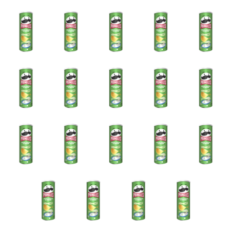 Pringles Sour Cream & Onion 165g X19