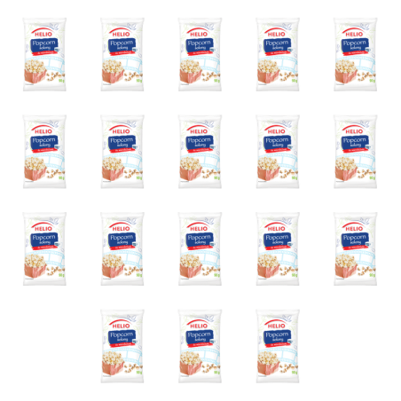 Popcorn do Mikrofalówki Solony Ziarno Kukurydzy do Prażenia 90 g HELIO X18