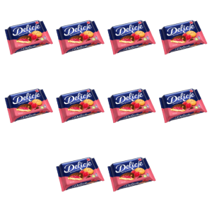 Delicje Szampańskie Malinowe 294g X10