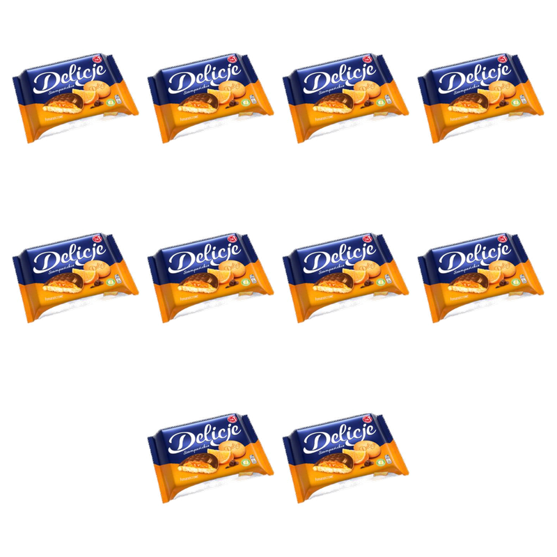 Delicje Szampańskie Pomarańczowe 294g X10