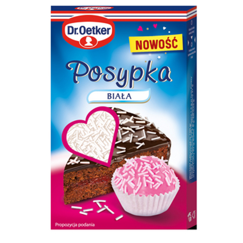 Dr. Oetker Posypka biała 80 g