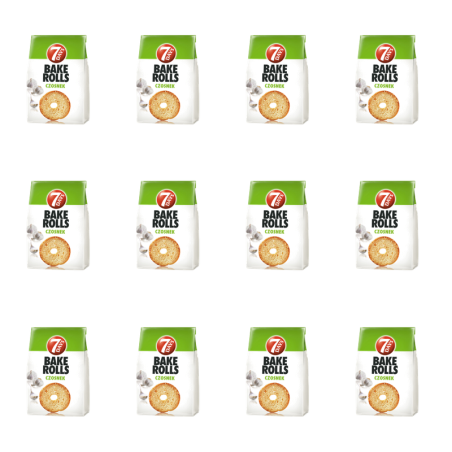 7 DAYS Bake Rolls Czosnek 150g X12