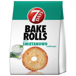 7 DAYS Bake Rolls śmietana i cebula 150 g X12