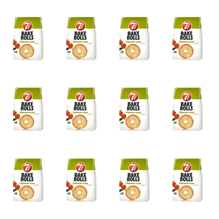 7 DAYS Bake Rolls Pomidor oliwki oregano 150g X12