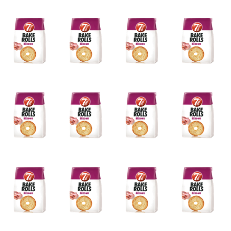 7 DAYS Bake Rolls Bekon 150g X12