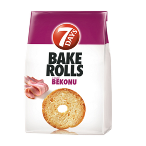 7 DAYS Bake Rolls Bekon 150g X12