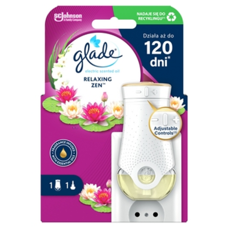 Glade® Electric scented oil - Relaxing Zen - elektryczny odświeżacz powietrza 20ml