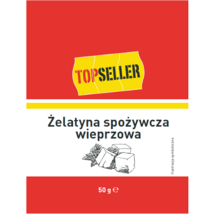 TOPSELLER Żelatyna spożywcza wieprzowa 50g