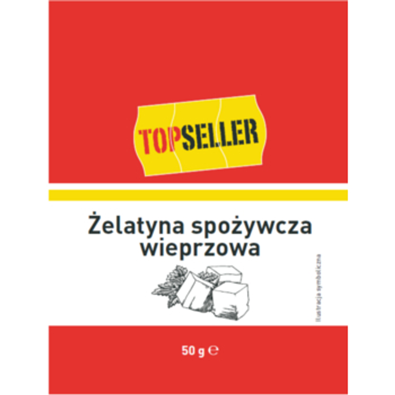 TOPSELLER Żelatyna spożywcza wieprzowa 50g