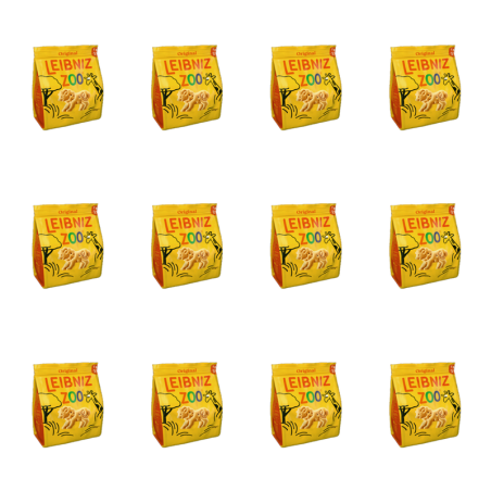 LEIBNIZ ZOO Oryginal Herbatniki maślane 100g X12