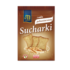 Sucharki z mąką pełnoziarnistą 235g Mamut X10