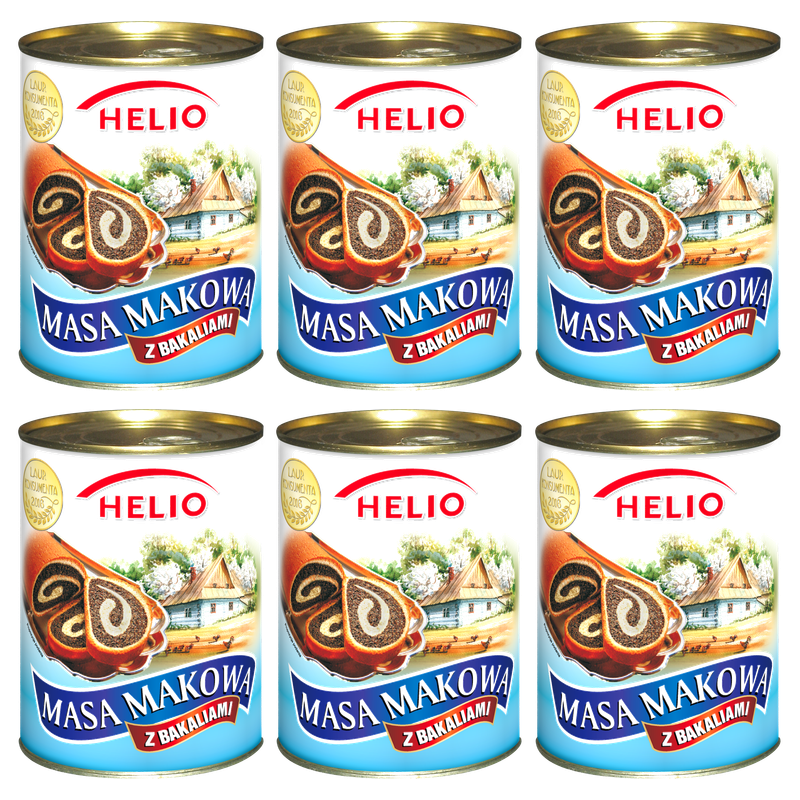 Masa makowa z bakaliami 850 g Helio X6
