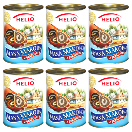 Masa makowa z bakaliami 850 g Helio X6