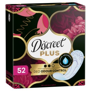 Discreet Protective Odour Control Plus 52 szt.