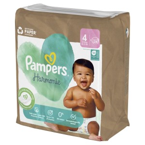 Pampers Harmonie Baby Pieluszki, rozmiar 4, 24 sztuki, 9kg-14kg