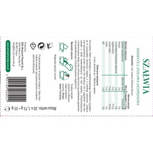 Bifix Szałwia Herbatka Ziołowa Ekspresowa 20x1,75g