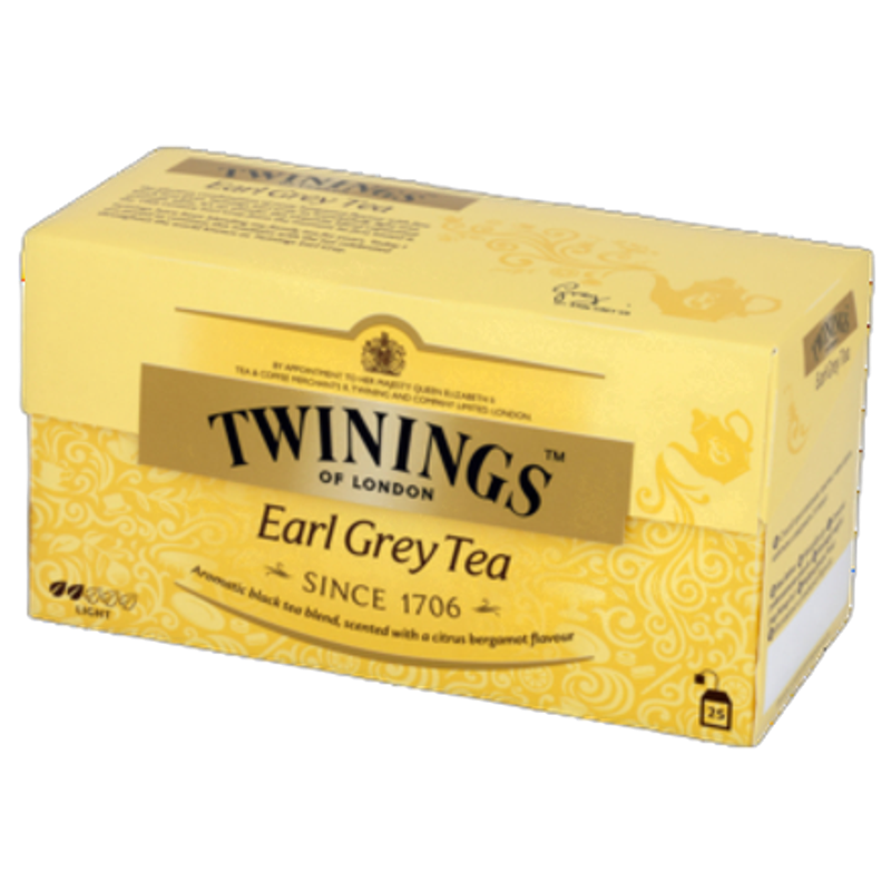 Twinings Herbata Czarna Aromatyzowana Earl Grey (25 saszetek)