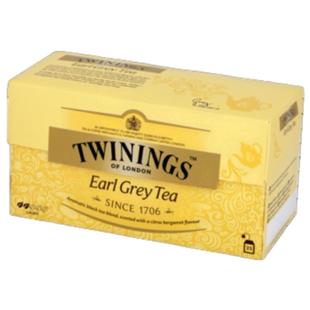 Twinings Herbata Czarna Aromatyzowana Earl Grey (25 saszetek)