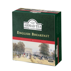 English Breakfast Ahmad Tea 100 torebek x2g