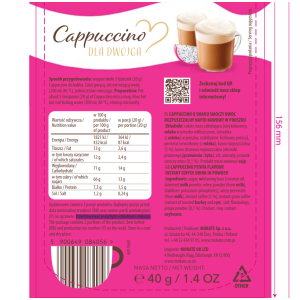 Mokate Cappuccino Smoczy Owoc 40g