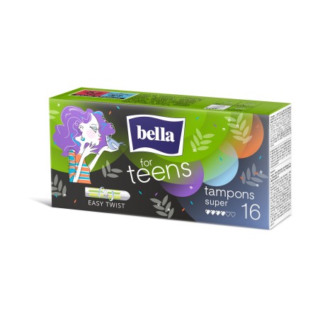 Tampony Bella for Teens SUPER a16 bez aplikatora