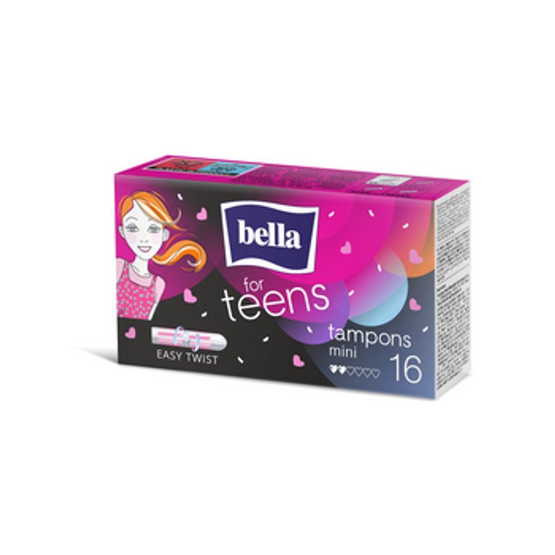 Tampony Bella for Teens MINI a16 bez aplikatora