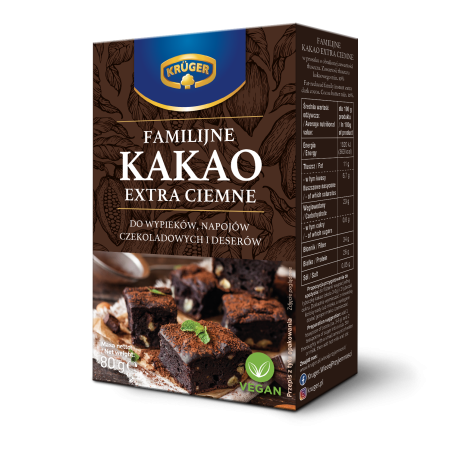 Kruger Kakao fmilijne extra ciemne 80g