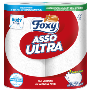 Ręcznik Kuchenny Foxy Asso Ultra BIG 2 rolki X9