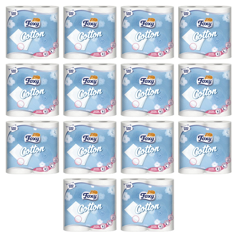 Papier toaletowy Foxy Cotton 4 rolki X14