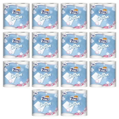 Papier toaletowy Foxy Cotton 4 rolki X14