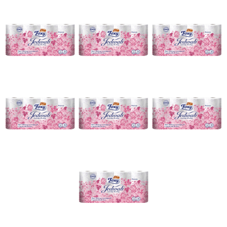 Papier toaletowy Foxy Jedwab 8 rolek X7