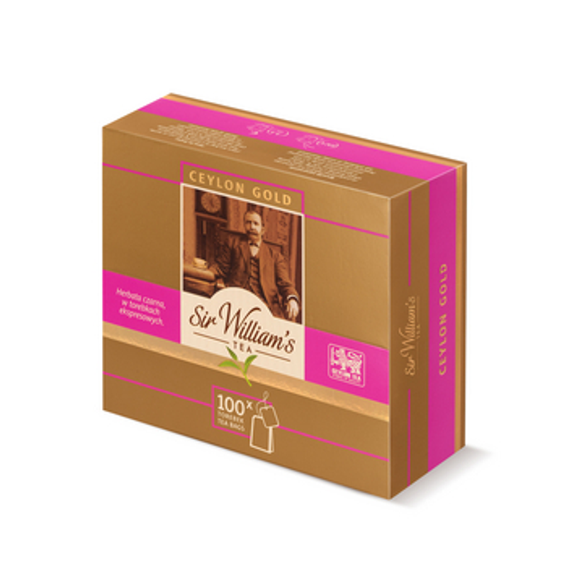 Herbata Sir William's Tea Ceylon Gold 100 szt.x2g