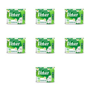 Papier Toaletowy Velvet Rumianek i Aloes 12 rolek, 3 warstwy X7
