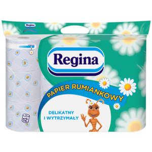 Papier toaletowy Regina Papier Rumiankowy 12 rolek X7