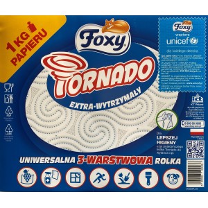 Ręcznik Foxy Tornado 1 rolka (350 listków) X6