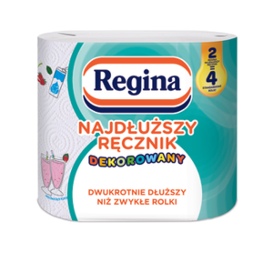 Regina Najdłuższy Ręcznik Dekorowany 2 rolki X9