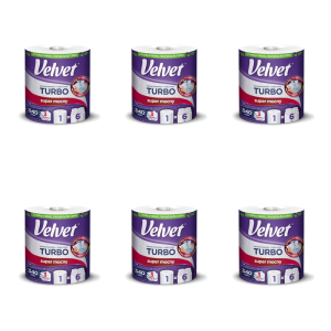 Ręcznik Papierowy Velvet Turbo szt. 1 X6