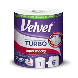 Ręcznik Papierowy Velvet Turbo szt. 1 X6