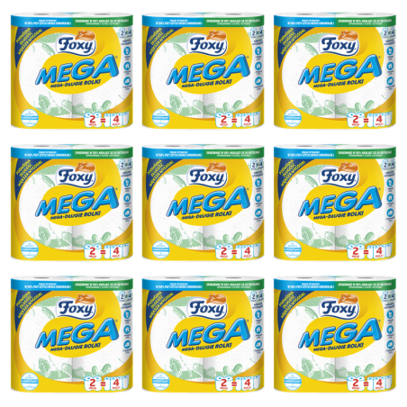 Ręcznik kuchenny Foxy Mega 2 rolki (2 warstwy) X9