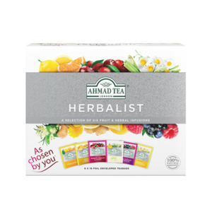 Ahmad Tea London Herbalist Mieszanka herbat owocowo-ziołowych 115 g (10x1,5 g, 50x2 g)