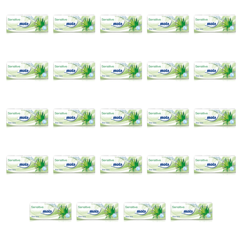 Mola Sensitive Aloe Vera Chusteczki higieniczne 10 szt. x 10 op. X24