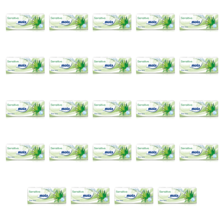 Mola Sensitive Aloe Vera Chusteczki higieniczne 10 szt. x 10 op. X24