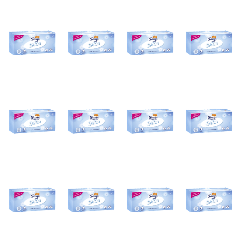 Chusteczka Kosmetyczna Foxy Cotton 90 szt. X12