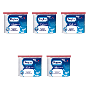 Papier toaletowy Regina Delicate+ 9 rolek X5