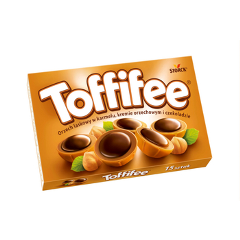 Toffifee Bombonierka Czekoladki Karmelowe z Kremem Orzechowym - 125g