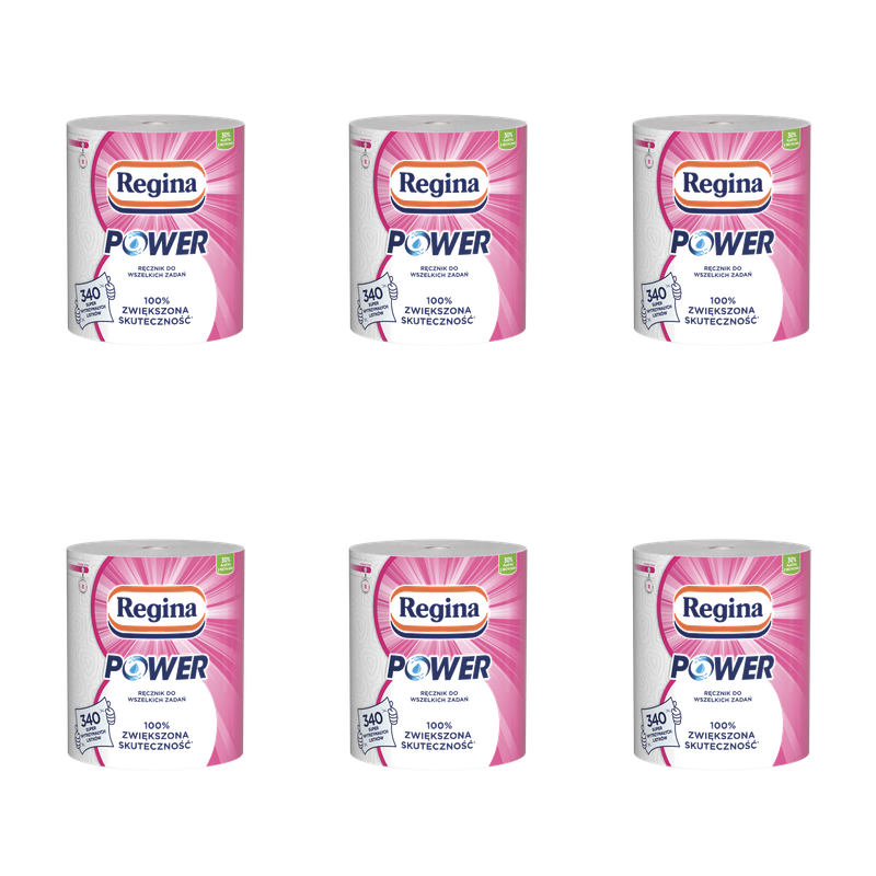 Ręcznik papierowy Regina Power 1 rolka X6