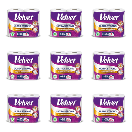 Ręcznik papierowy Velvet Ultra Strong a'2 X9