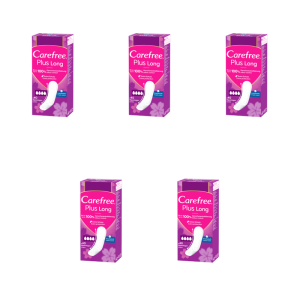 Carefree Plus Long Fresh Scent, wkładki higieniczne 40 szt. X5